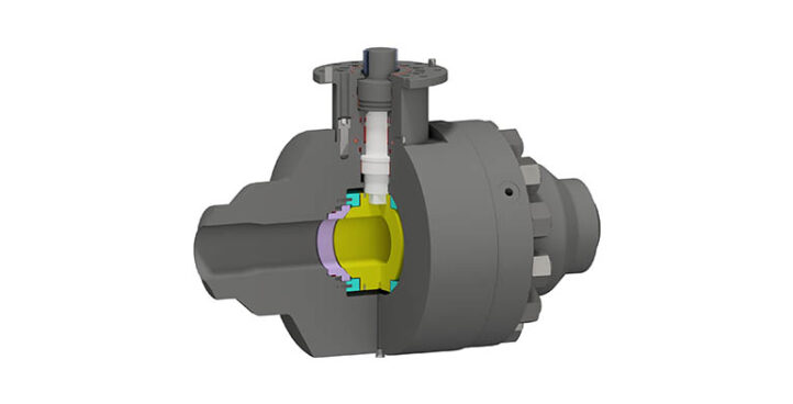 Trunnion Mounted Ball Valve Side Entry Bolted Body 